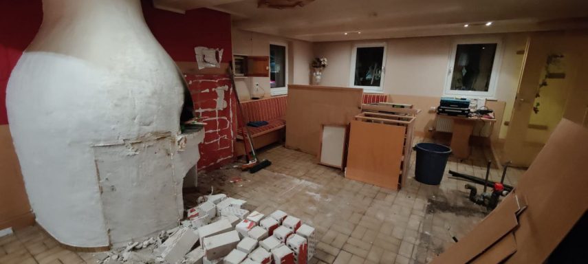 Drei Bauern Stüberl - Stube vor dem Umbau